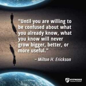 Person's silhouette, Earth backdrop, inspirational quote by Erickson.