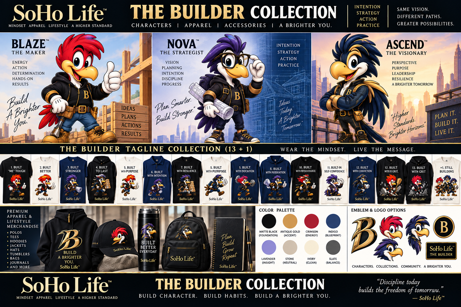 SoHo Life Five Paths apparel example