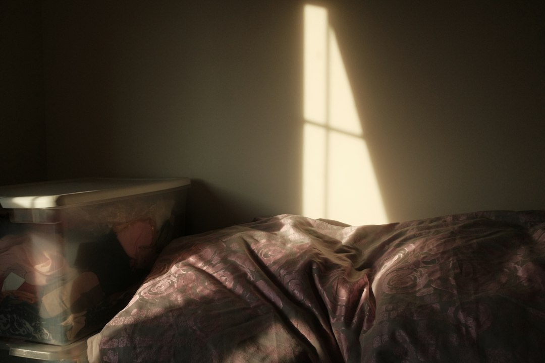 Morning light entering a bedroom, illustrating daily light exposure and circadian rhythms